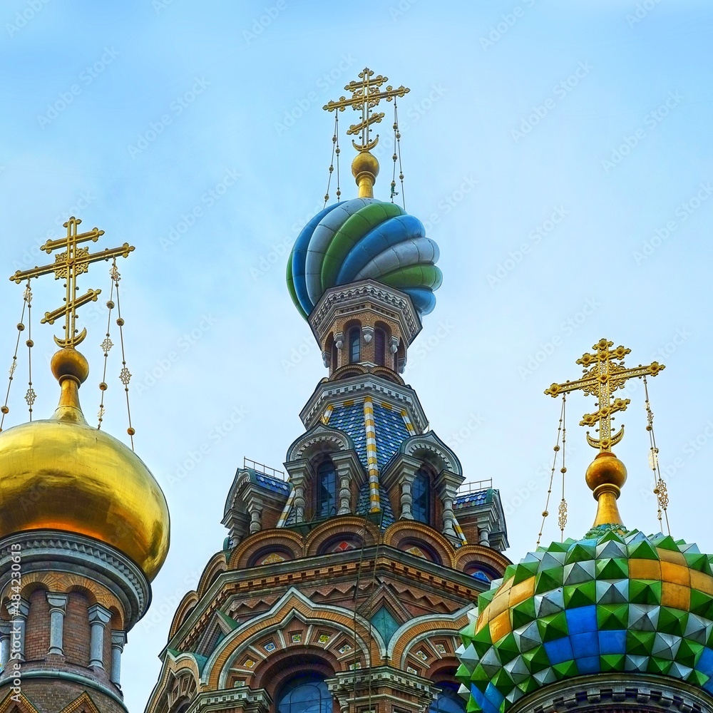 Saint-Petersburg, Russia. Church of the Savior on Spilled Blood (Cathedral of the Resurrection of Christ)