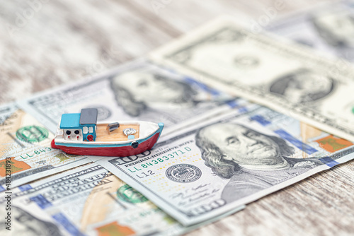 Concept: rest on the sea is constantly becoming more expensive every year