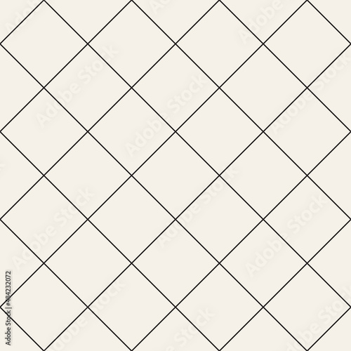 Vector seamless pattern. Repeating geometric elements. Stylish background design.