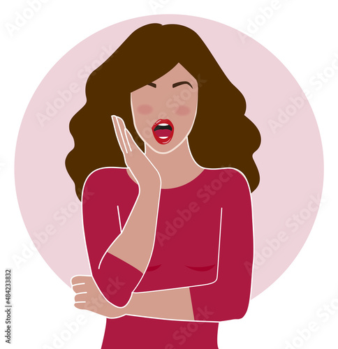 Astonishment woman