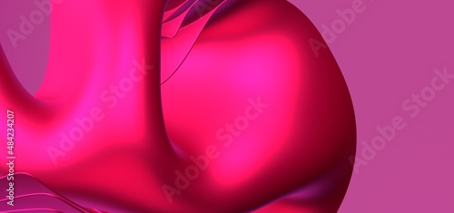 magenta abstract background 3d modern