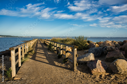 Steg am Strand in Niendorf