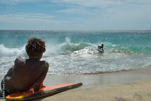 Body board in Green Cap