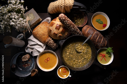 Wallpaper Mural Soup and breads  Torontodigital.ca