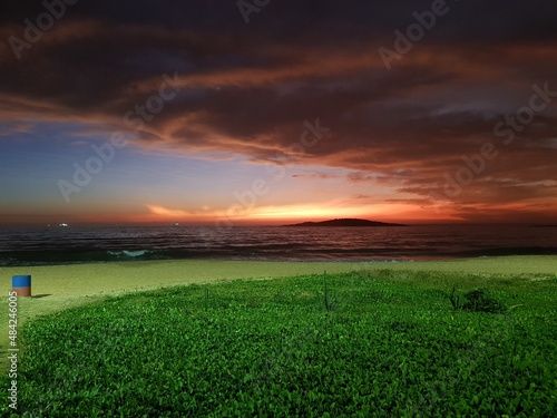 Sunrise at the beach of Itaparica, Espírito Santo, Brazil
