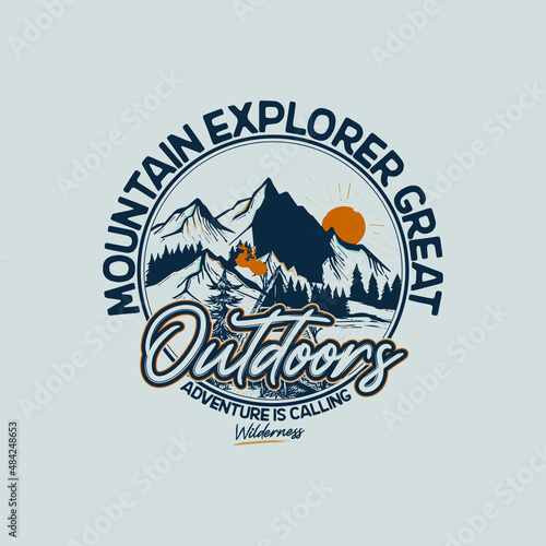 outdoor adventure t-shirt designs, editable adventure quotes t-shirt design & vector