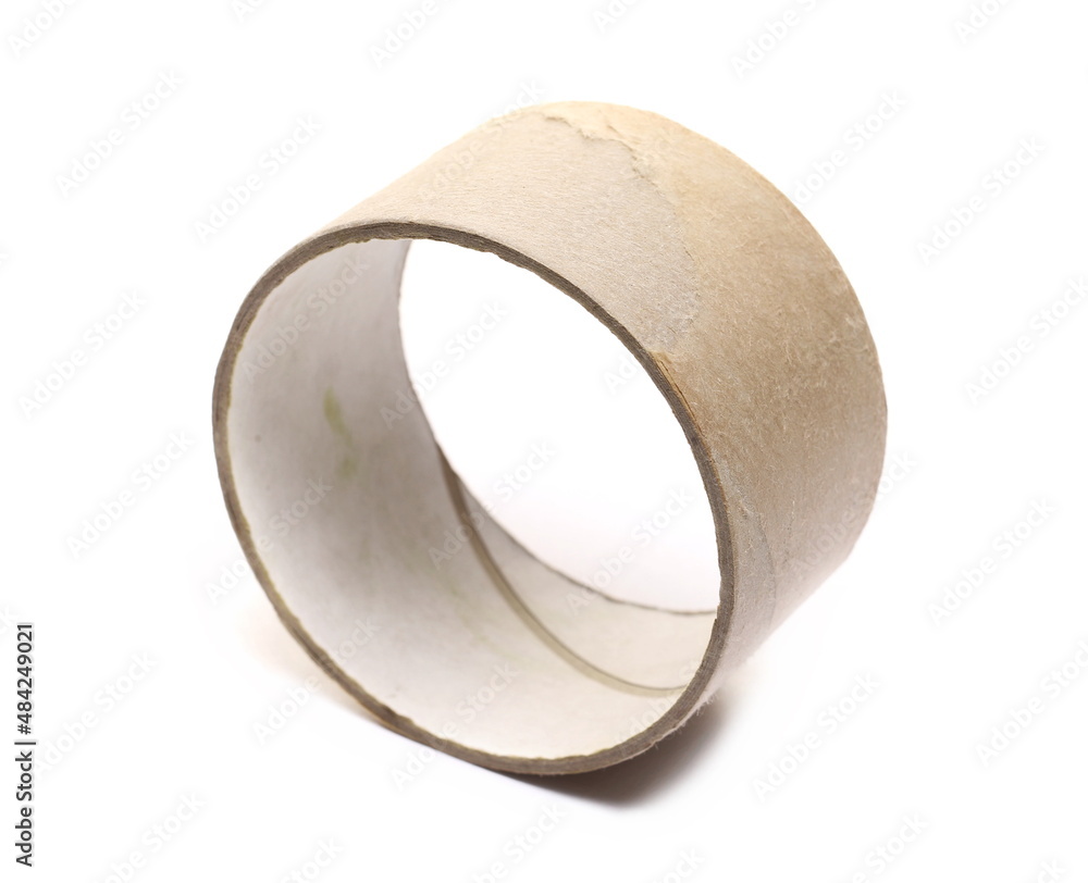 Brown adhesive repair tape isolated on white Brown adhesive repair tape isolated on white