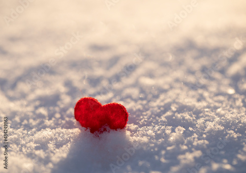 heart in the snow