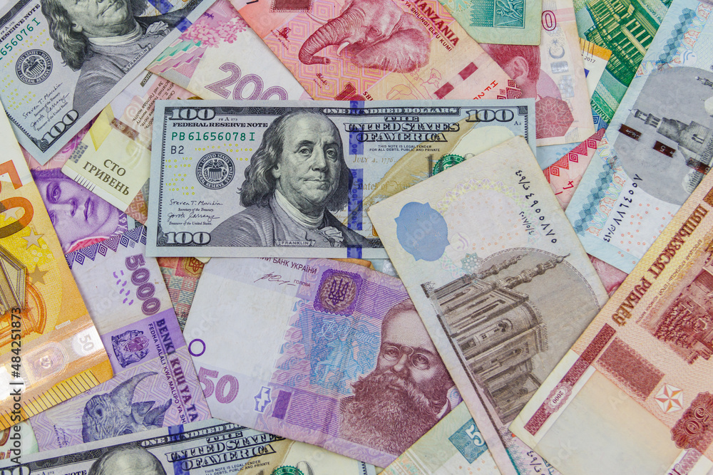 Business background of currencies from different countries