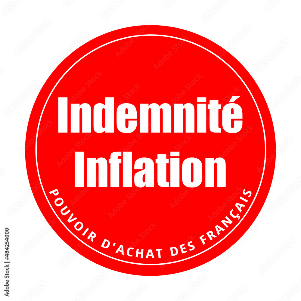 Symbole indemnité inflation, pouvoir d'achat des français Symbole indemnité inflation, pouvoir d'achat des français