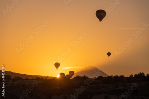 Magical sunrise hot air balloon flight Cappadocia