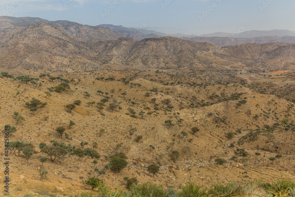 Hilly landscpae of Afar region, Ethiopia. Hilly landscpae of Afar region, Ethiopia.