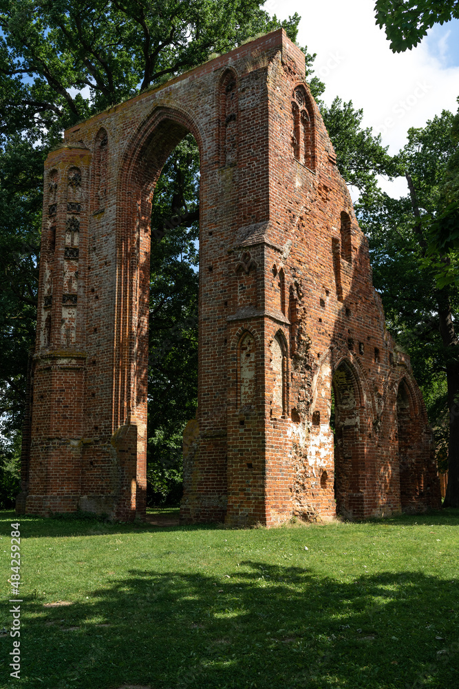 Ruins of Eldena Abbey (Hilda Abbey) - is a former Cistercian monastery near the present town of Greifswald in Mecklenburg-Vorpommern, Germany.