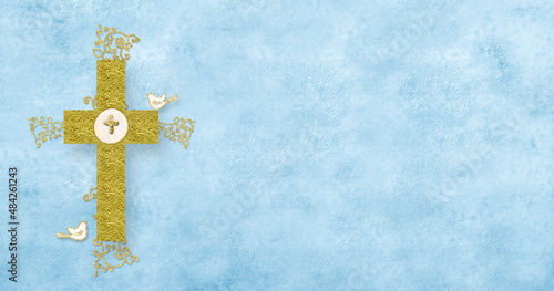 Christian symbol background for design