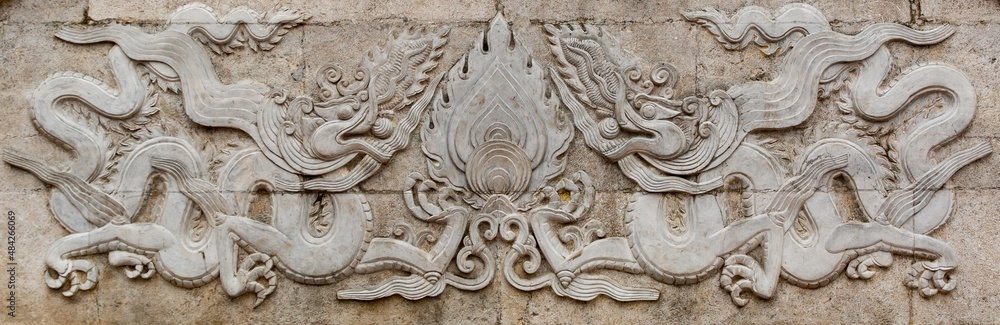 Vietnam Dragon Engraving