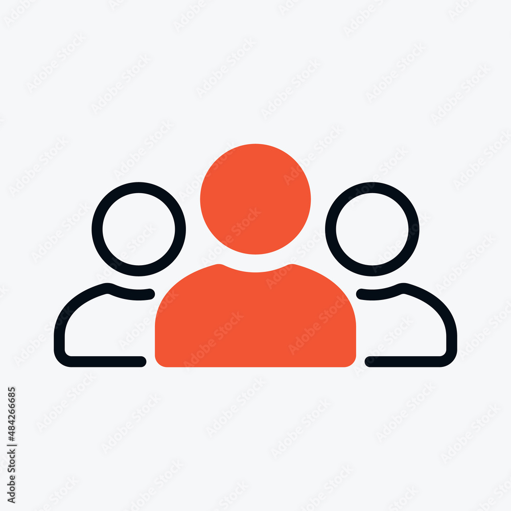 User Group of people sign icon. Team symbol. Сustomer icon. Group of friends. Community leader icon. Multiple person silhouette User Group of people sign icon. Team symbol. Сustomer icon. Group of friends. Community leader icon. Multiple person silhouette
