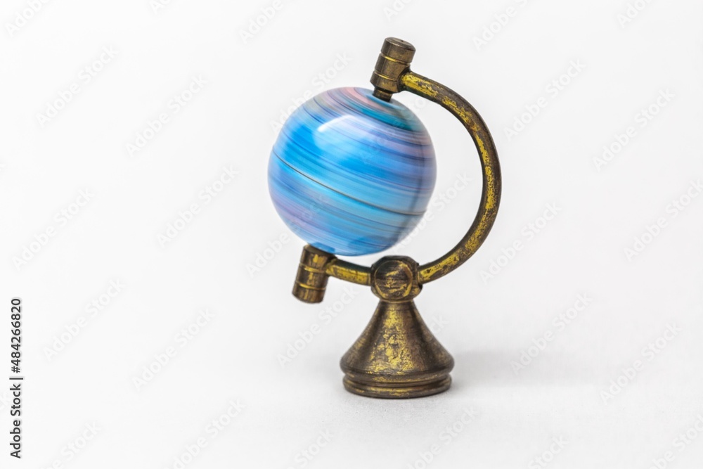 Miniature Rotating Globe