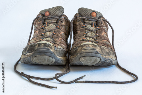 Old Hiking Shoes