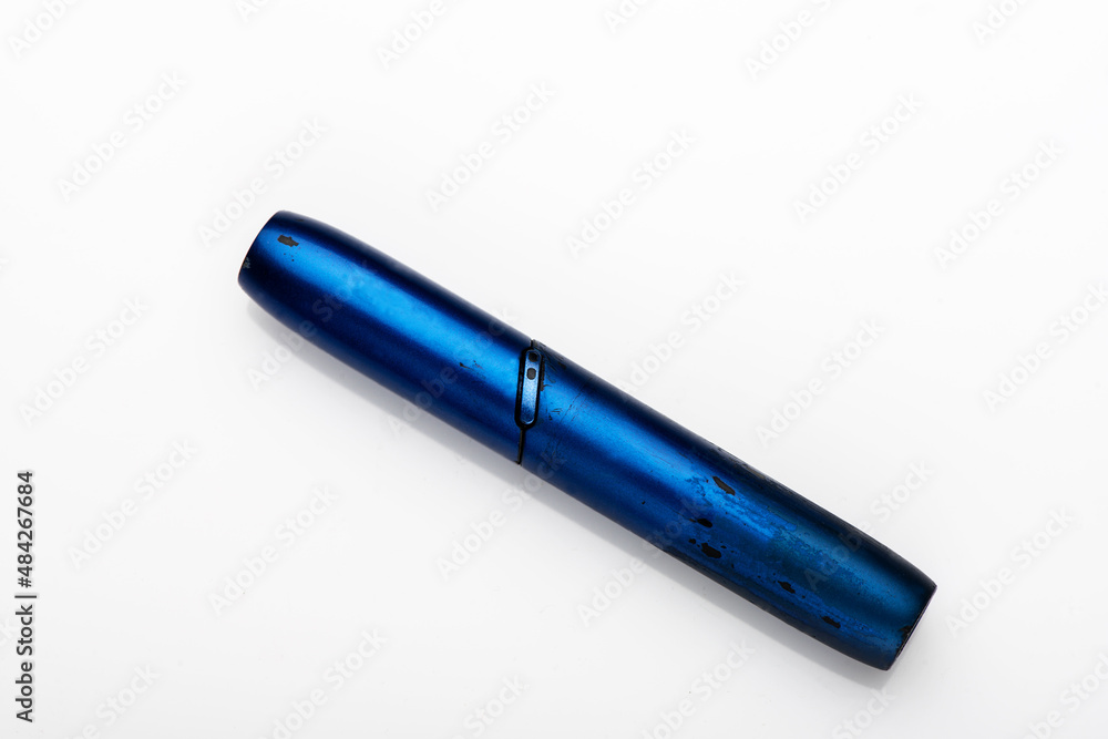 Electronic cigarette, tobacco heating system isolated on white background Electronic cigarette, tobacco heating system isolated on white background