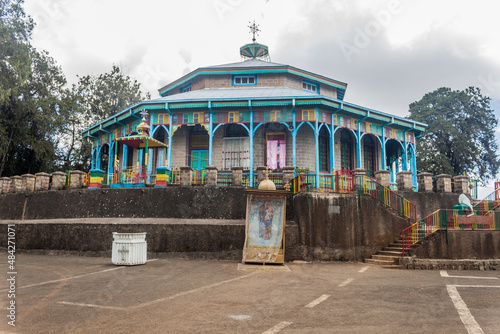 Maryam (St Mary) Church in Entoto suburbs of Addis Ababa, Ethiopia photo