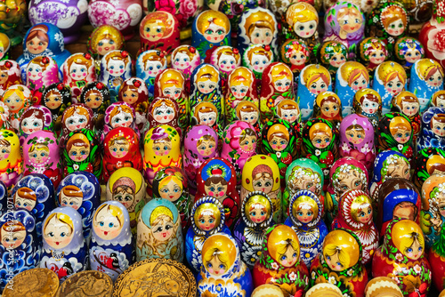 Canvas Print Russian folk dolls