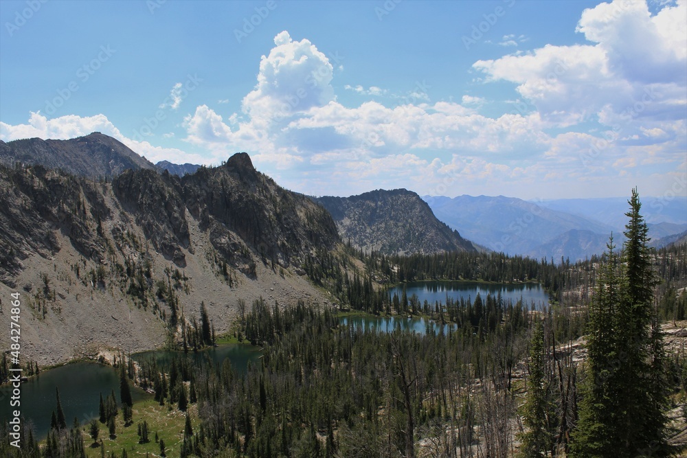 Terrace Lakes in the Bighorn Crags, Frank Church, River of No Return Wilderness, Idaho