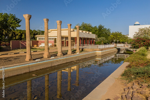 Grounds of Sudan National Museum in Khartoum, capital of Sudan photo