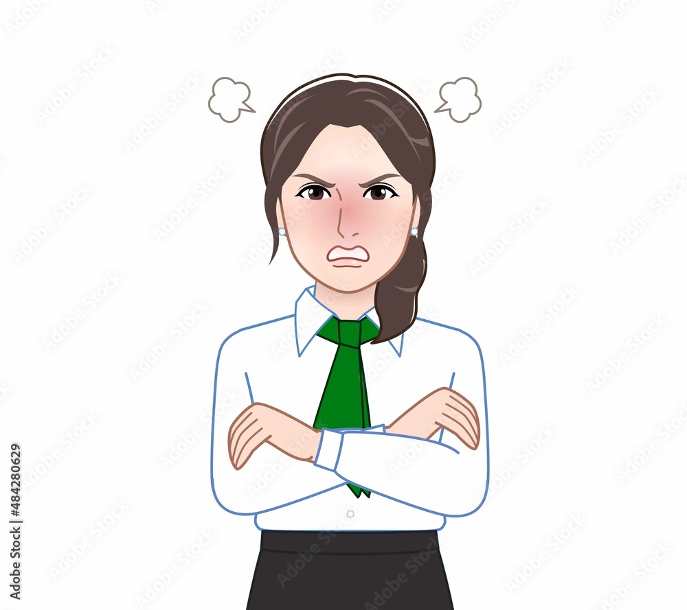 レストランスタッフの女性