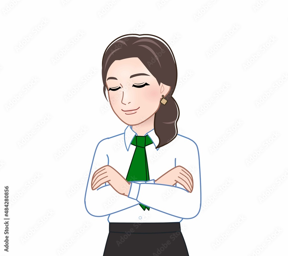 レストランスタッフの女性