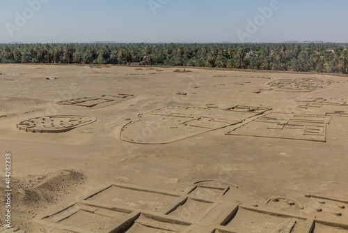 Ruins of the ancient city Kerma, Sudan photo