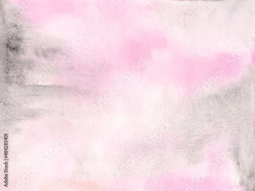 Pink And Gray watercolor Background