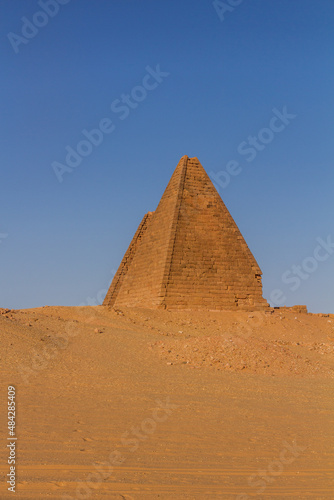 Barkal pyramids in the desert near Karima town  Sudan