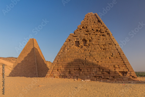 Barkal pyramids near Karima, Sudan