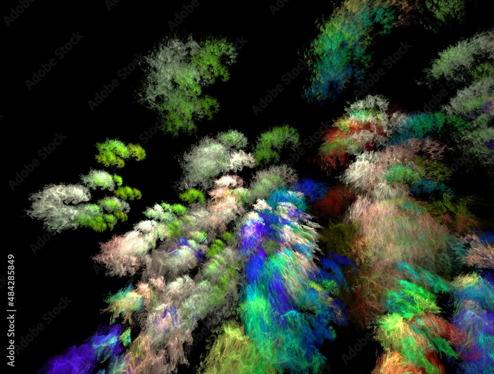 Obraz premium Imaginatory fractal abstract background Image