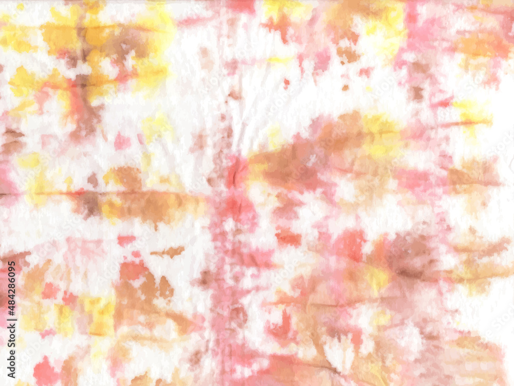 Yellow and pink grunge Watercolor Texture Background