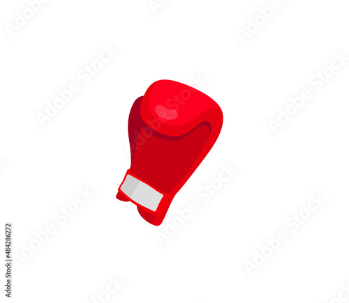 Boxing glove vector isolated icon. Emoji illustration. Boxing glove vector emoticon