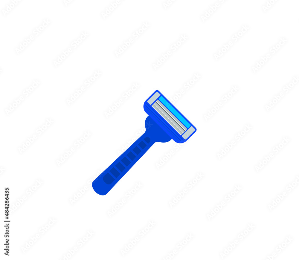 Razor vector isolated icon. Emoji illustration. Shaving razor vector emoticon Razor vector isolated icon. Emoji illustration. Shaving razor vector emoticon