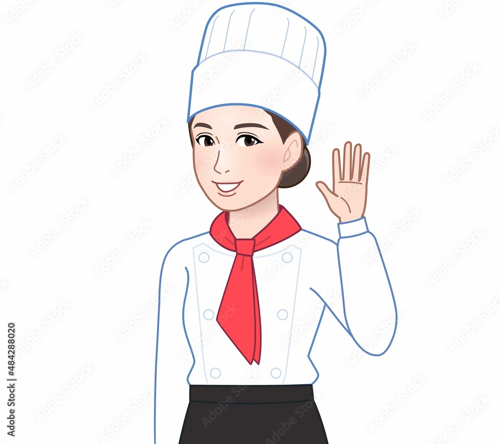 パティシエの女性