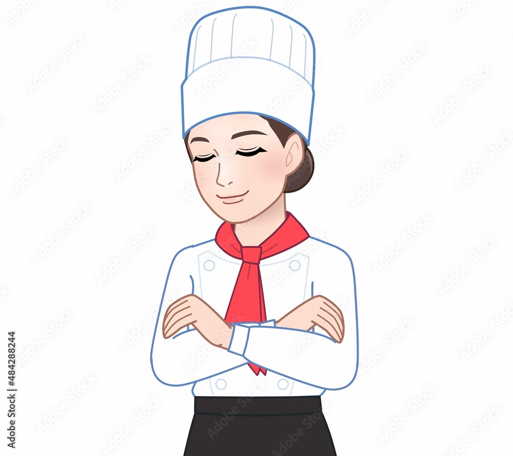 パティシエの女性 パティシエの女性