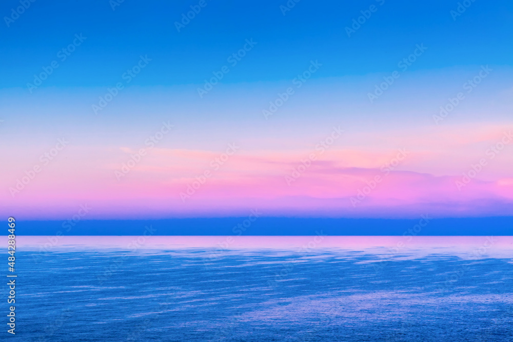 Colours of Dawn over the Mediterranean Sea