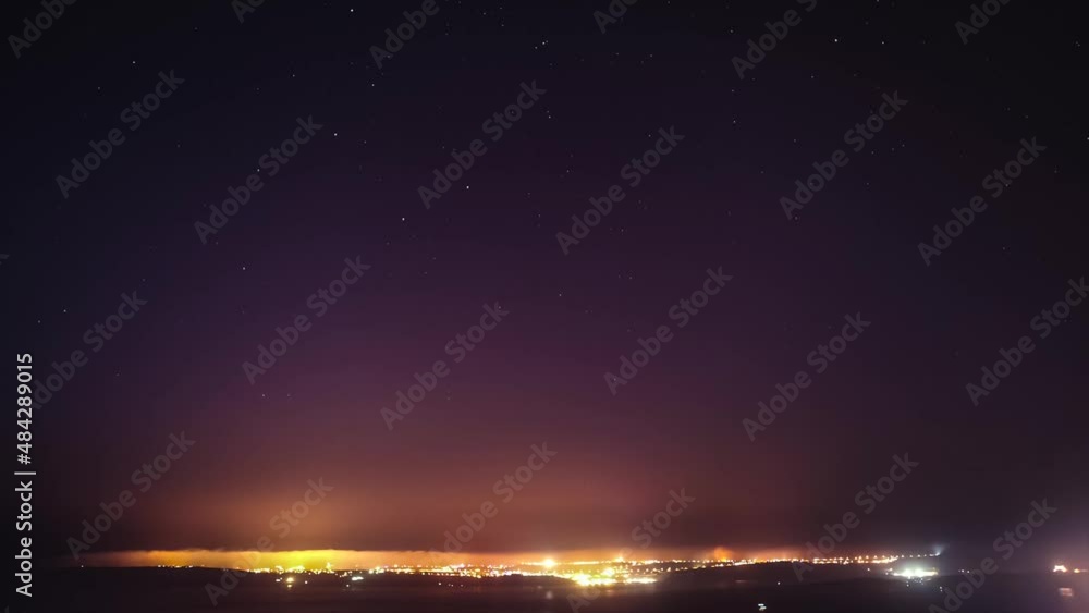 Stars and Fog over Gozo Island in Malta Stars and Fog over Gozo Island in Malta
