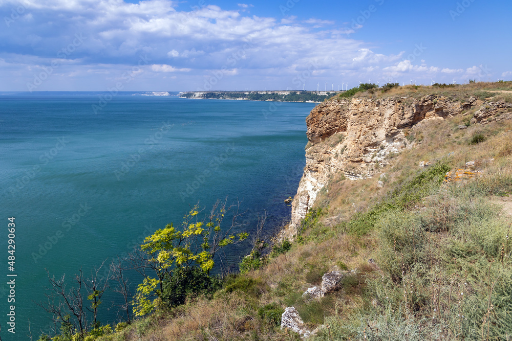 Cape Kaliakra on Black Sea shore in Bulgaria