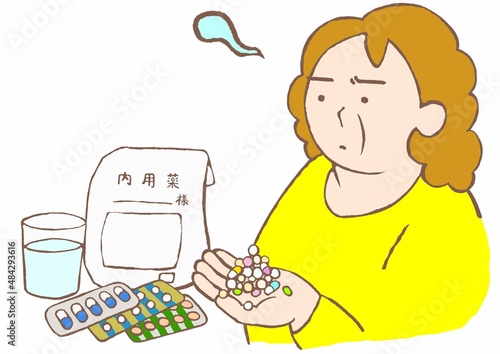 多剤処方　ヒートに入った抗精神病薬を内服する気になれない双極性障害の女性