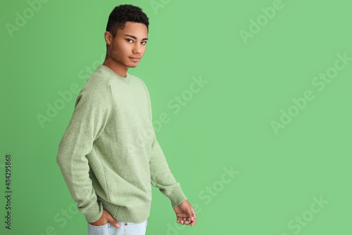 Handsome African-American g...