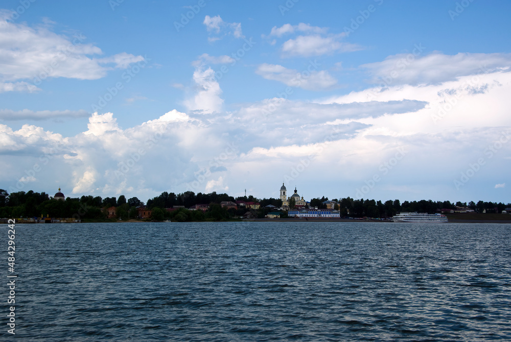 View of the ancient Russian city of Myshkin.