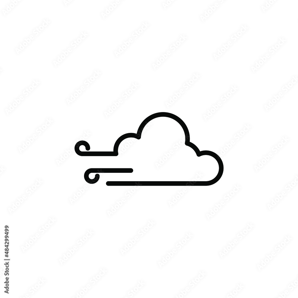 Wind, Air Solid Icon Vector Illustration Logo Template. Suitable For Many Purposes. Wind, Air Solid Icon Vector Illustration Logo Template. Suitable For Many Purposes.