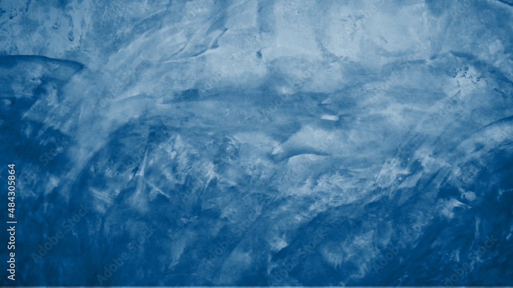Obraz premium Dark blue cement wall seamless for background.