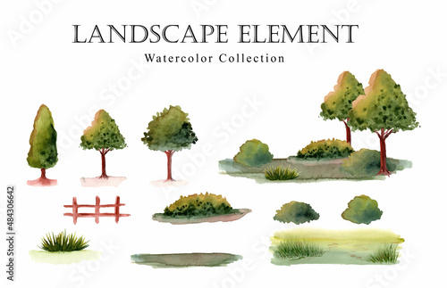 Watercolor Landscape Illustration