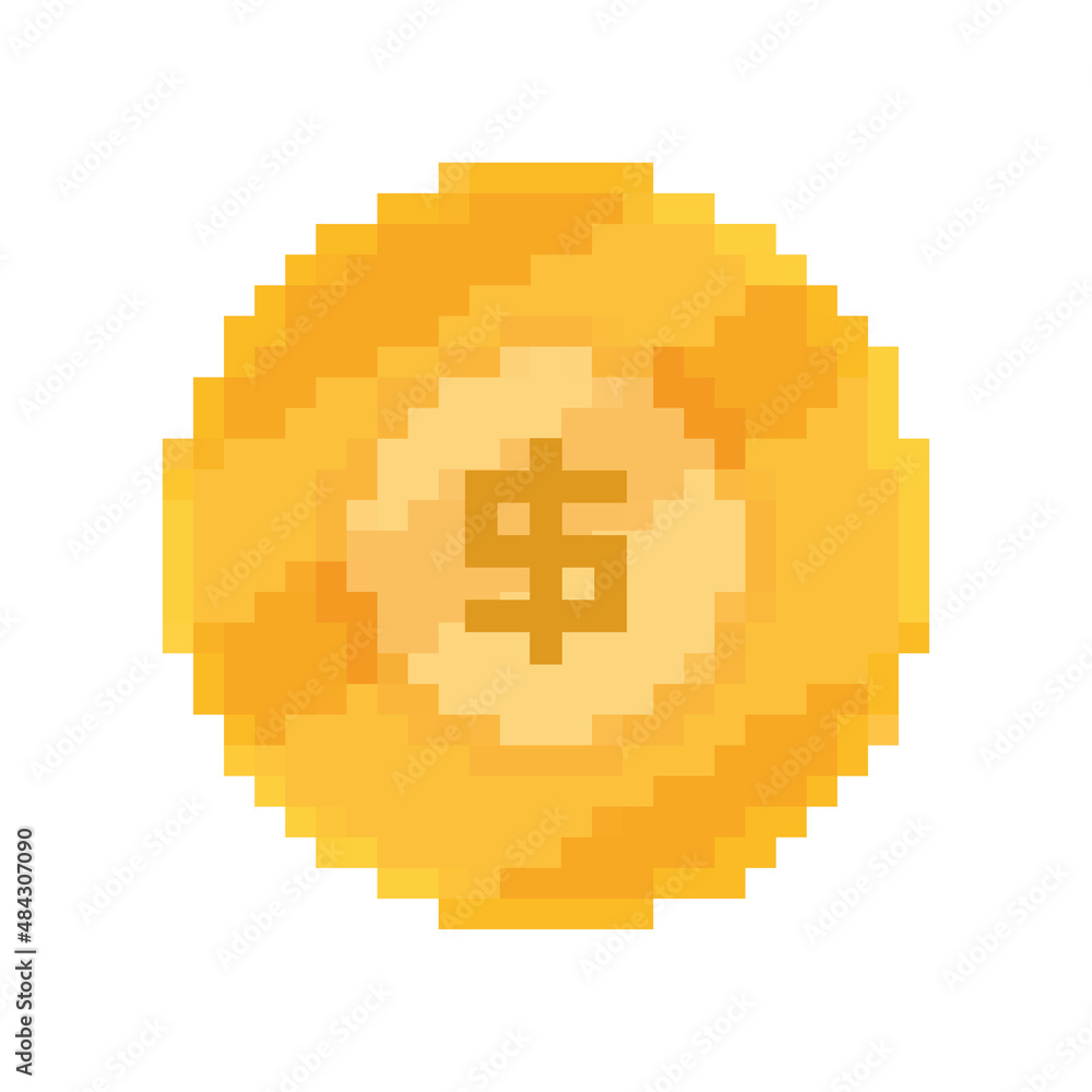 money coin pixel