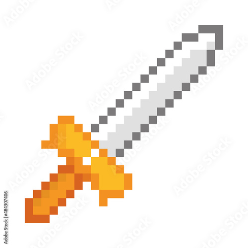 sword pixel icon © Stockgiu